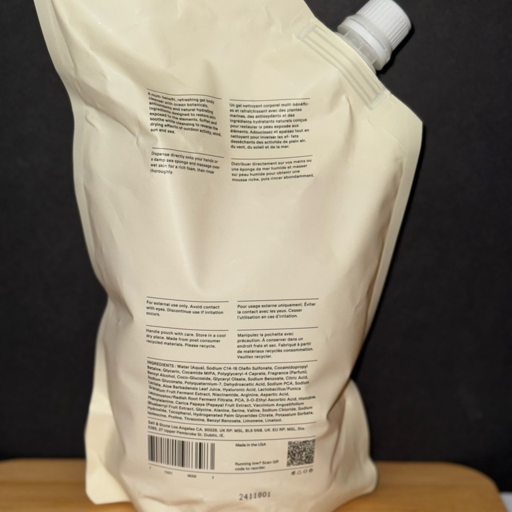 Salt & Stone Bergamot & Hinoki Body Wash - Picture 2 of 2